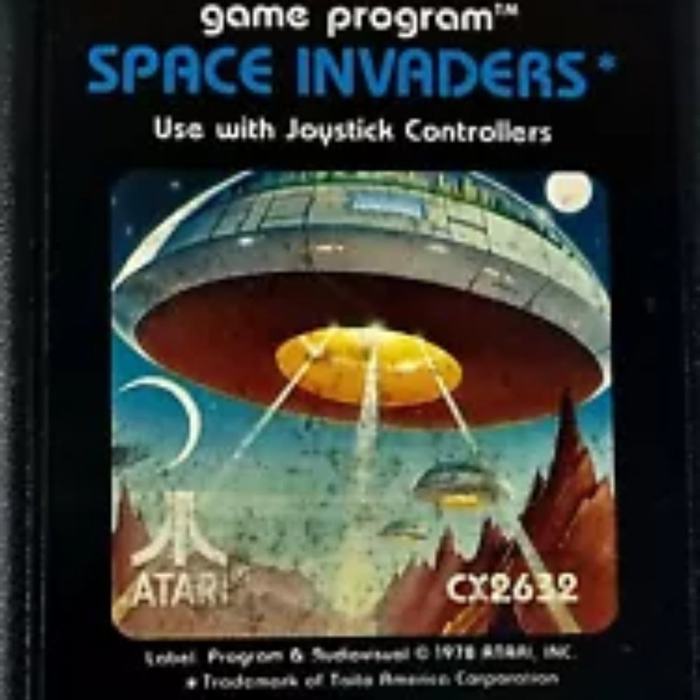 Space Invaders Atari 2600 Video Game 1980